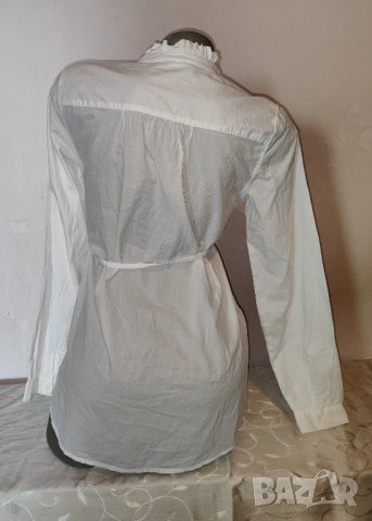 Бяла риза туника H&M р-р S/М, нова, снимка 6 - Туники - 40622384