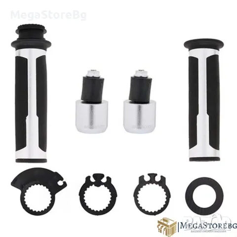 Дръжка за мотор мотоциклет ATV ръкохватки - 281 - графит, снимка 3 - Аксесоари и консумативи - 47832976