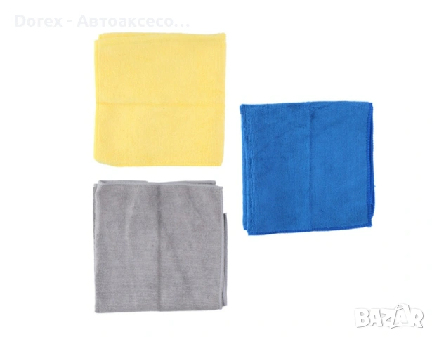 Микрофибърни кърпи DUNLOP 3 бр 35x35 см, снимка 2 - Аксесоари и консумативи - 54027096
