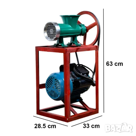 Чугунена електрическа месомелачка / Румънска месомелачка 32”, снимка 2 - Месомелачки - 51093758