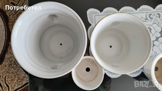 Порцеланови кашпи, снимка 5 - Саксии и кашпи - 50209831