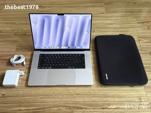 MacBook Pro 16 M1 Pro`10 CPU/16 GPU/1TB SSD/16GB RAM/Като Нов