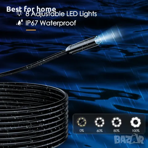 Ендоскопска камера със светлина, снимка 5 - Камери - 49585955