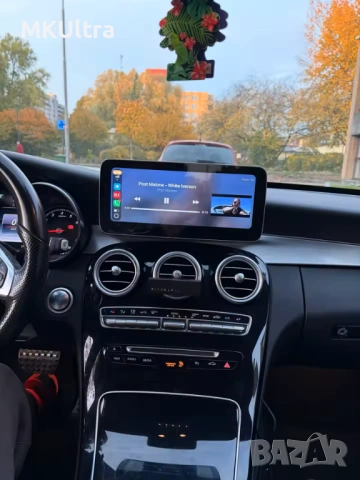 CarPlay & Android Auto Навигация 12.3” за Mercedes C/GLC(W205/X253) + Монтаж NTG5, снимка 2 - Аксесоари и консумативи - 54093827