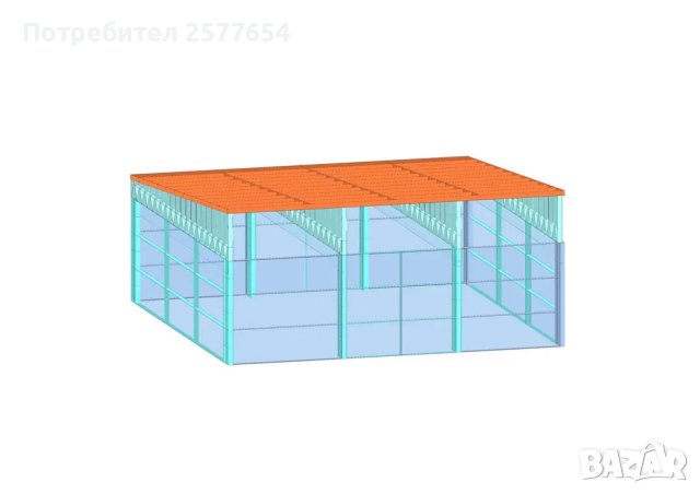 ЛИЗИНГ - Халета, Хале, Магазини, Магазин, Складове 100м2, снимка 3 - Строителни материали - 44207689