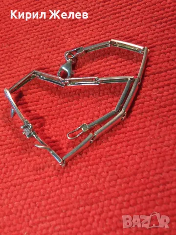 ИЗИСКАНА СТИЛНА СКЪПОЦЕННА СРЕБЪРНА ГРИВНА РОДИРАНО СРЕБРО 925 с ПРЕКРАСЕН БЛЕСТЯЩ ЦИРКОН 45695, снимка 15 - Гривни - 46270089