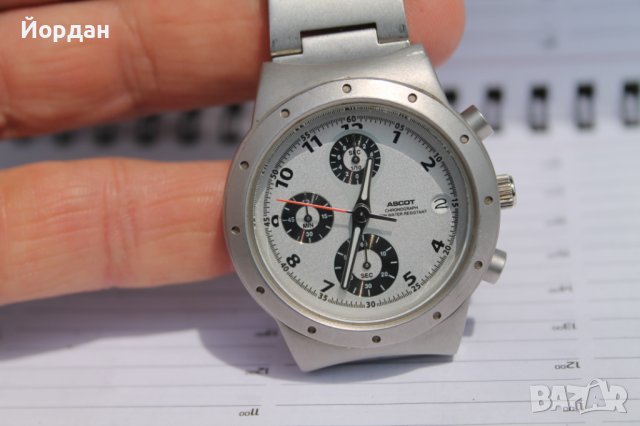 Мъжки японски часовник ''Ascot'' /кварц/ хронограф, снимка 10 - Мъжки - 40790767
