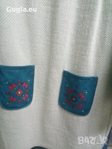 Рокля плътна вълна с бродерия шевици, снимка 2 - Рокли - 34315272