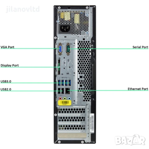 Компютър Lenovo M93P i5-4570 8GB 128GB SSD SFF ГАРАНЦИ, снимка 2 - Работни компютри - 51425711