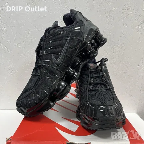 !НОВИ! Nike Shox TL | Triple Black | + КУТИЯ, снимка 2 - Маратонки - 54167980