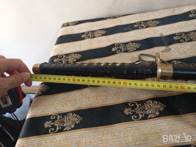 Самурайски меч Катана с дървена ножница, снимка 6 - Декорация за дома - 52499984
