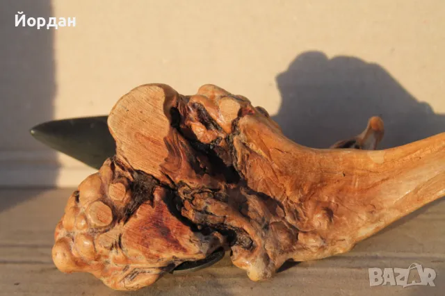 Фигурка делфин върху дървена поставка, снимка 11 - Антикварни и старинни предмети - 48942449