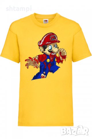 Детска тениска Mario Zombie 4,Игра,Изненада,Подарък,Празник,Повод, снимка 4 - Детски тениски и потници - 37436096