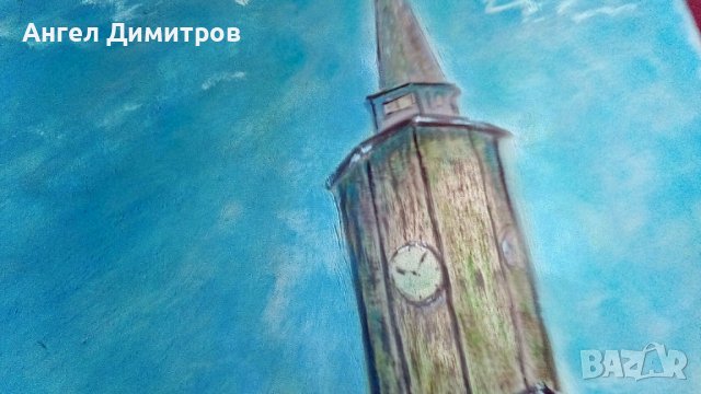 Хлебаров маслена картина кулата Свищов , снимка 5 - Картини - 42894363