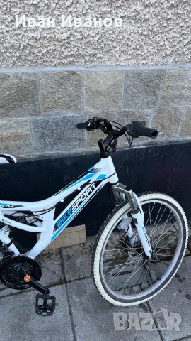 Планински велосипед BIKE SPORT PARALAX 24” Full Suspension - 18 скорости Shimano, снимка 2 - Велосипеди - 55950490