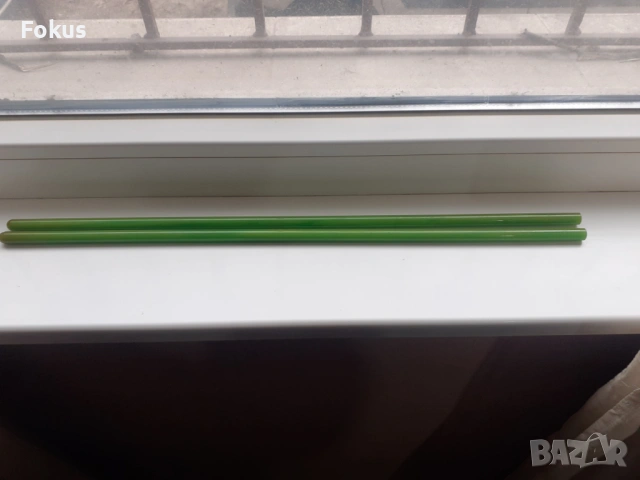 Пръчки каталин бакелит зелени с дамари броеница