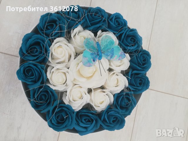 Кутия с ароматни рози , снимка 1 - Подаръци за жени - 39969489