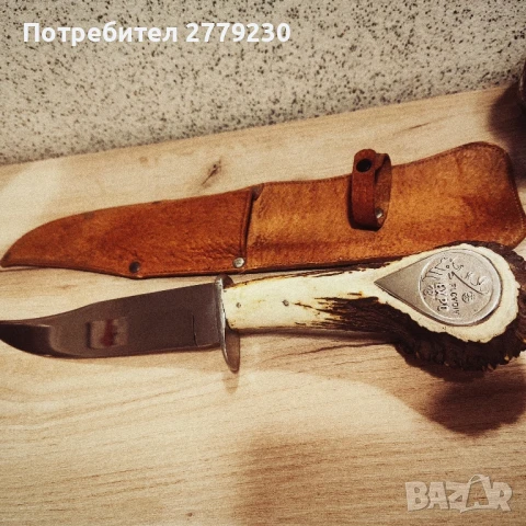 Нож Експонат от ЕКСПО 81, с Еделвайс , снимка 10 - Колекции - 50609521