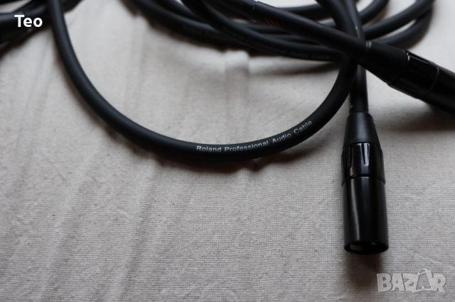 Roland RMC-B10 3m Микрофонен кабел черен 2 бр., снимка 4 - Микрофони - 52593124