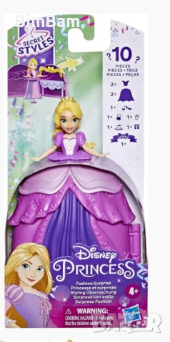 Кукла Рапунцел Fashion Surprise Secret Styles / Disney Princess /Hasbro/ ORIGINAL - 10 части, снимка 4 - Кукли - 42777333