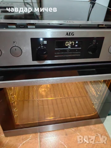 Фурна с плот за вграждане AEG , снимка 3 - Печки, фурни - 51377814