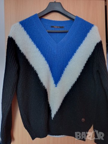 пуловер XS, oversized, снимка 1 - Блузи с дълъг ръкав и пуловери - 34315754
