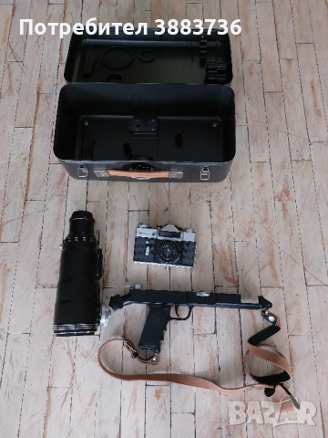 Фотоснайпер Зенит ЕС с Обектив TAIR-3S 300мм F4.5 + Индустар 50мм, снимка 14 - Фотоапарати - 51511571