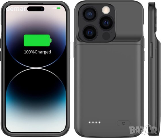 Калъф с батерия за iPhone 13 pro max 5 цвята, снимка 1 - Калъфи, кейсове - 40957720