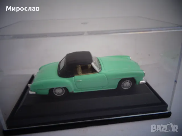 1:72 HONGWELL MERCEDES BENZ 190 SL ИГРАЧКА КОЛИЧКА МОДЕЛ, снимка 4 - Колекции - 47770661