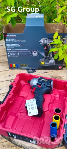 Акумулаторен Гайковерт Parkside Performance 20V, снимка 7 - Винтоверти - 55895034
