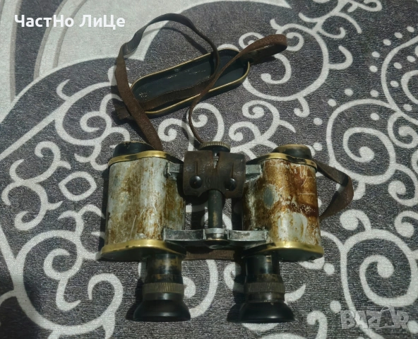 Военен Бинокъл Goerz Berlin Arme-Trieder, снимка 3 - Екипировка - 53125815