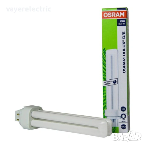 Pl-c 26W, Dulux D/E, Osram Крушка 4 пина