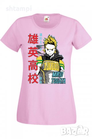 Дамска тениска Аниме Манга My Hero Academia Mirio Togata 02,Анимация,игра,Празник,Повод., снимка 10 - Тениски - 38059519