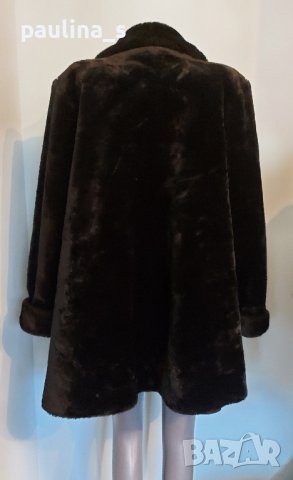 Стилно английско палто / голям размер , снимка 8 - Палта, манта - 44238448