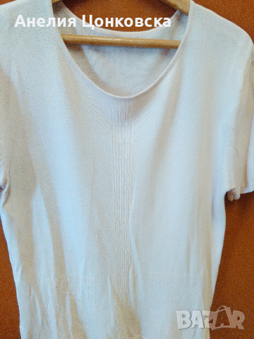 Елегантна бледорозова лятна блузка, снимка 9 - Тениски - 36568315