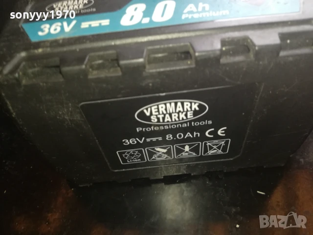LI-ION VERMARK STARKE BATTERY PACK 36V/8Ah 2707252006, снимка 13 - Винтоверти - 51160449