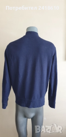 POLO Ralph Lauren  Full Zip  Cotton Mens Size M  ОРИГИНАЛ! Мъжко Горнище с цял Цип!, снимка 5 - Спортни дрехи, екипи - 51711941