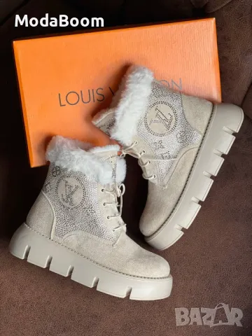 Louis Vuitton дамски боти Различни цветове , снимка 7 - Дамски боти - 48452771