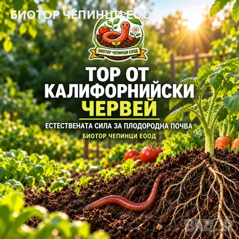 🌱 ПЛОДОРОДНА ПОЧВА И ЗДРАВИ РАСТЕНИЯ С БИОТОР ЧЕПИНЦИ! 