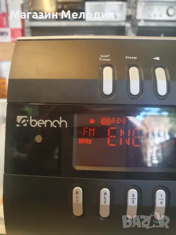 НОВО! Радиочасовник с будилник Bench Има RDS. В отлично техническо и визуално състояние., снимка 5 - Радиокасетофони, транзистори - 49219072