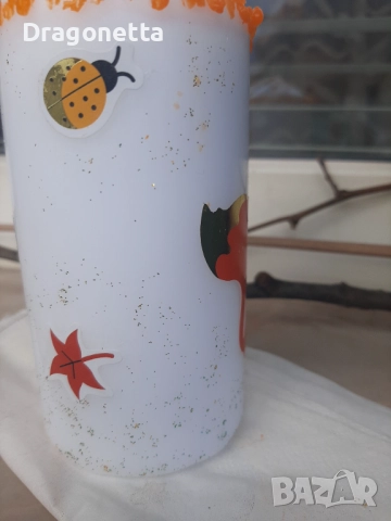 Свещ Лисици, снимка 4 - Декорация за дома - 52178459