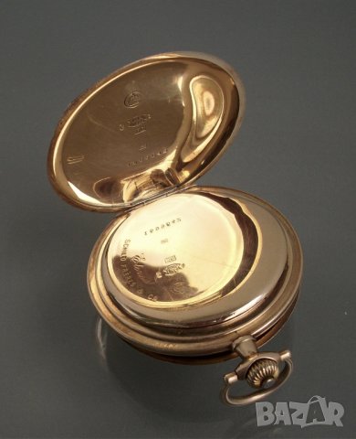 Златен джобен часовник Eterna SCHILD FRĖRES, снимка 8 - Антикварни и старинни предмети - 29195064