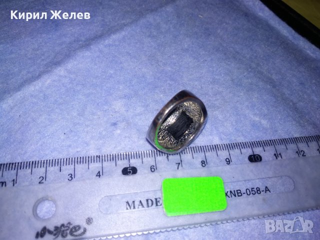 ЕЛЕГАНТЕН СРЕБРИСТ ЮВЕЛИРНО ФАСЕТИРАН МОДЕН АРТ ПРЪСТЕН 36607, снимка 10 - Пръстени - 39758539