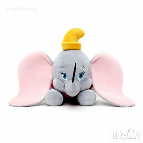 Плюшена играчка слончето Дъмбо с перце в хобота Слон Слонче Dumbo - Дисни Стор Disney Store , снимка 3 - Плюшени играчки - 24939063