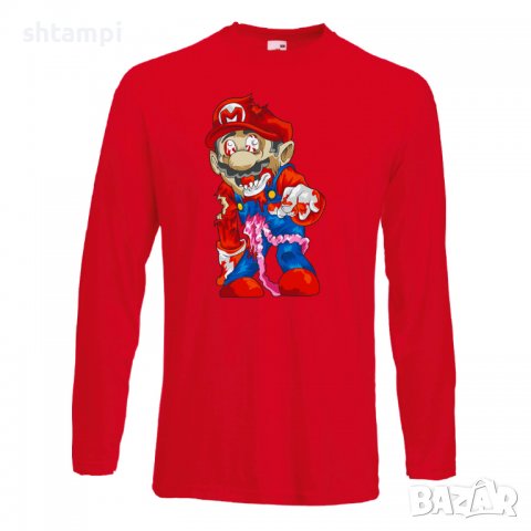Мъжка тениска Mario Zombie 6 Игра,Изненада,Подарък,Празник,Повод, снимка 6 - Тениски - 37238142