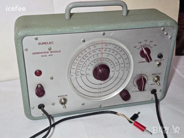 Eurelec 412 високочестотен сигнал генератор, снимка 2 - Друга електроника - 54318861