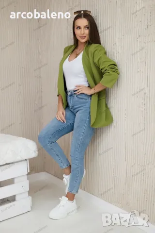 Елегантно дамско сако с ревери, 14цвята, снимка 16 - Сака - 48813146