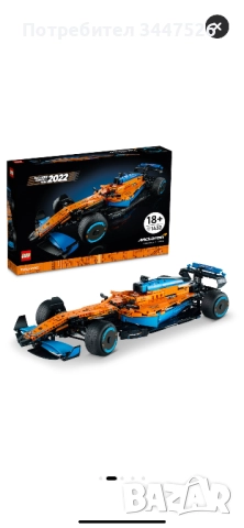 LEGO® Technic - Състезателна кола McLaren Formula 1 42141, 1432 части, снимка 5 - Други игри - 52448638