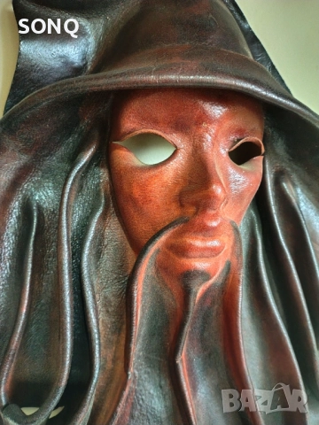Интересна Кожена Маска, снимка 3 - Други ценни предмети - 52125067