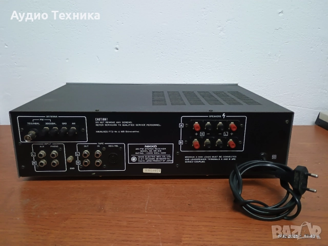 Японски стерео усилвател с уникален звук NIKKO NR-319. Изпращам видео. , снимка 10 - Ресийвъри, усилватели, смесителни пултове - 52855164